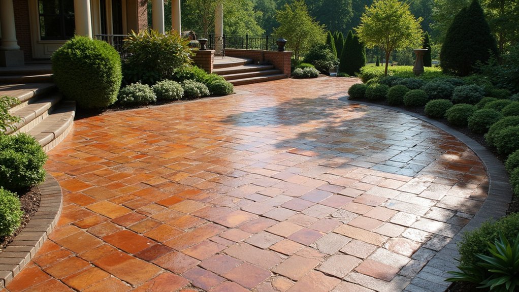 backyard oasis concrete patio ideas